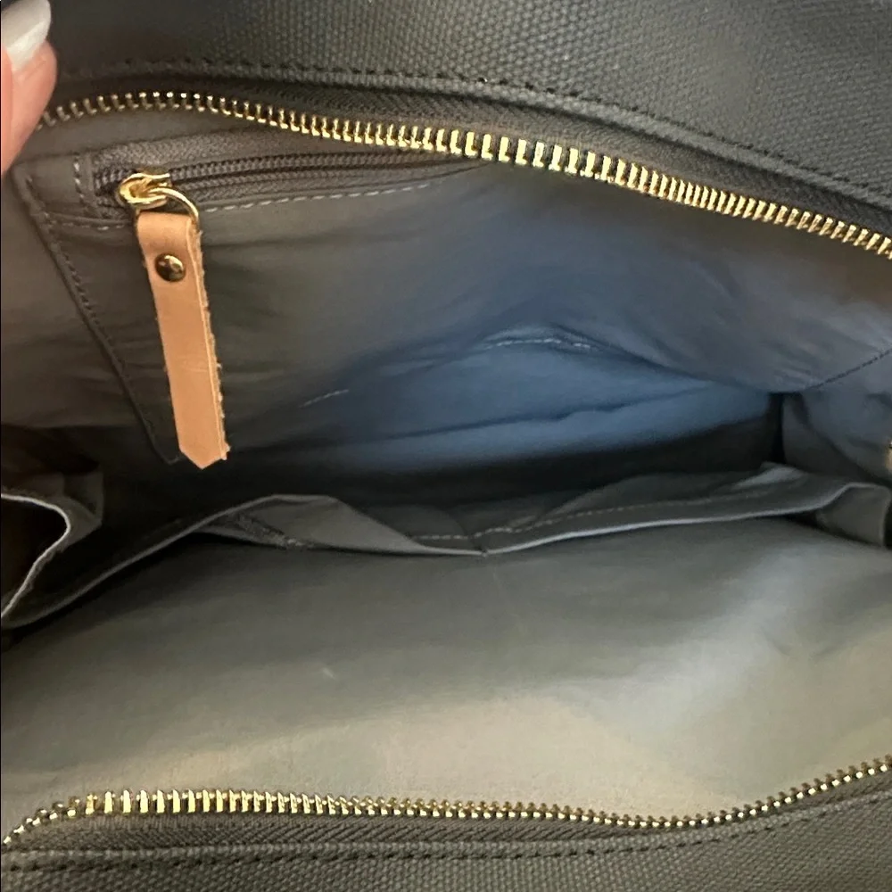 Petunia Pickle Bottom Black Boxy Backpack Diaper Bag